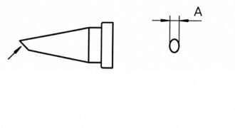 ראש מלחם LT מברג משופע 1.2 מ"מ