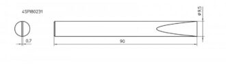 ראש למלחם SPI81 מברג 9.5 מ"מ