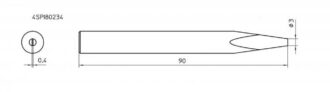 ראש למלחם SPI81 מברג 3.0 מ"מ