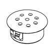 אבדור חלת | Flat Washer, 2.15mm ID, M2 Screw, Natural, Nylon, 5.00mm OD